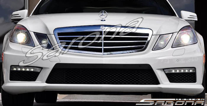 Custom Mercedes E Class  Sedan Front Bumper (2010 - 2013) - $690.00 (Part #MB-060-FB)